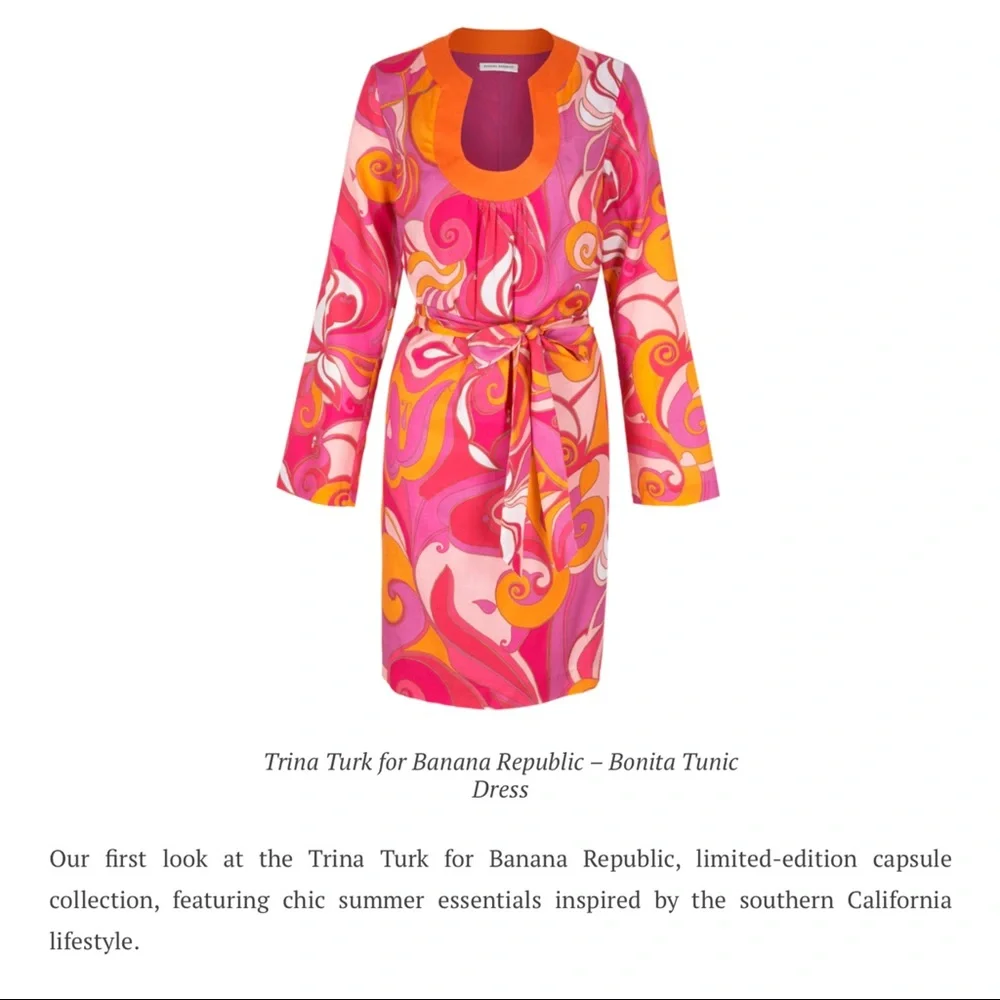 Trina Turk for Banana Republic Bonita Tunic Dress